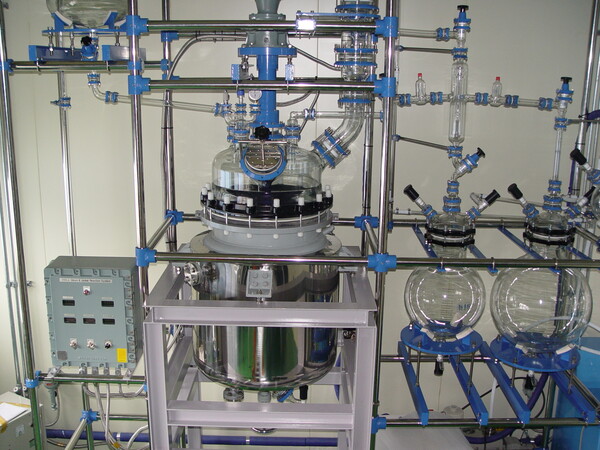 200L G/L & Glass Jacketed Reaction System